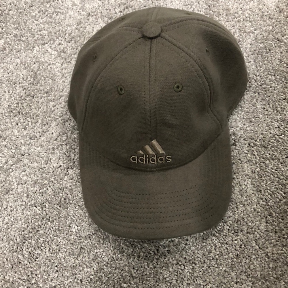 Olive Green Adidas Baseball Hat